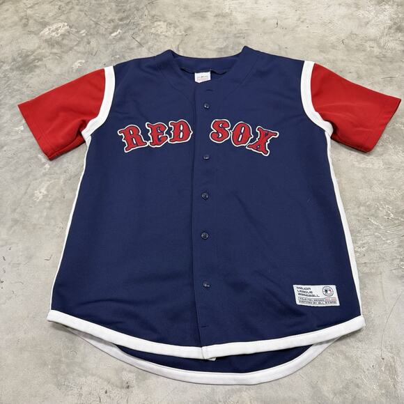 MLB Major League Baseball True Fan Boston Red Sox Blank Jersey Size Medium - Picture 1 of 6